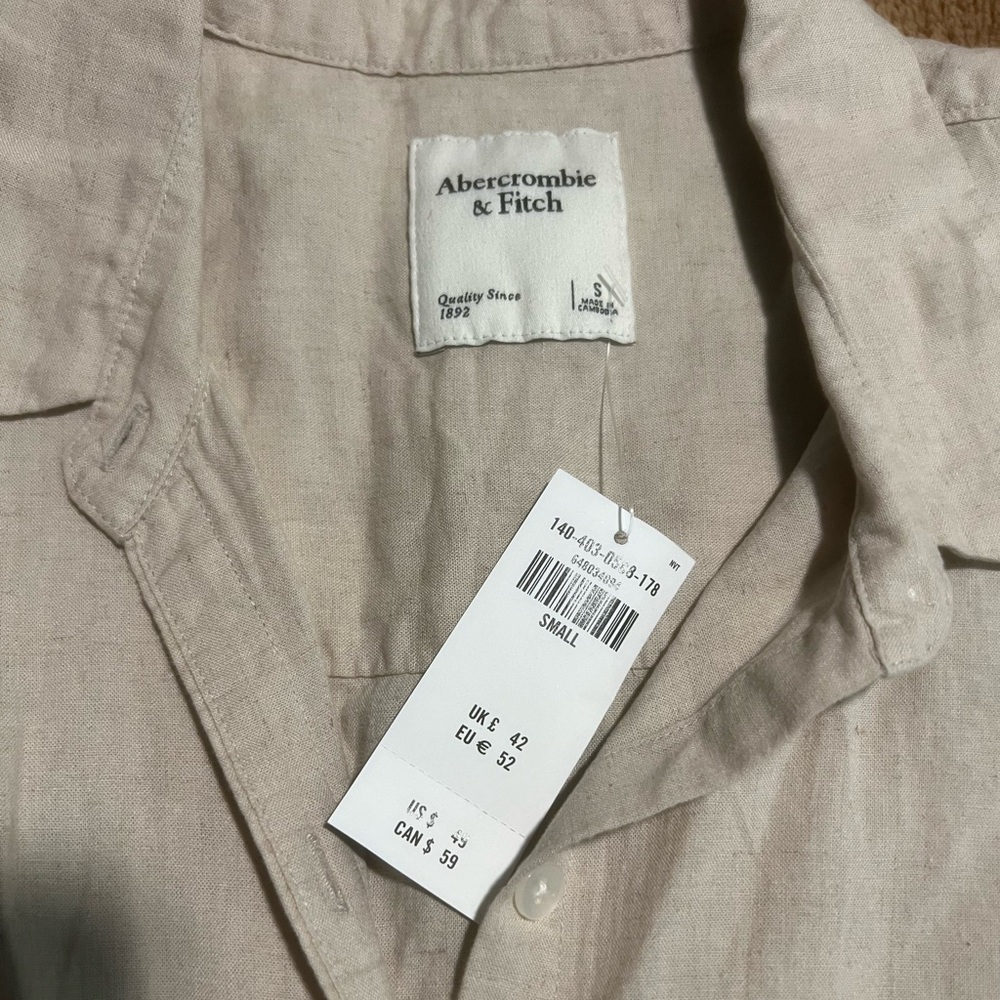 Abercrombie & Fitch Linen Shirt - Picture 2 of 2